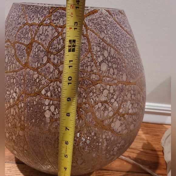 Decorative glass lamp with dimmer - Picture 10 of 10